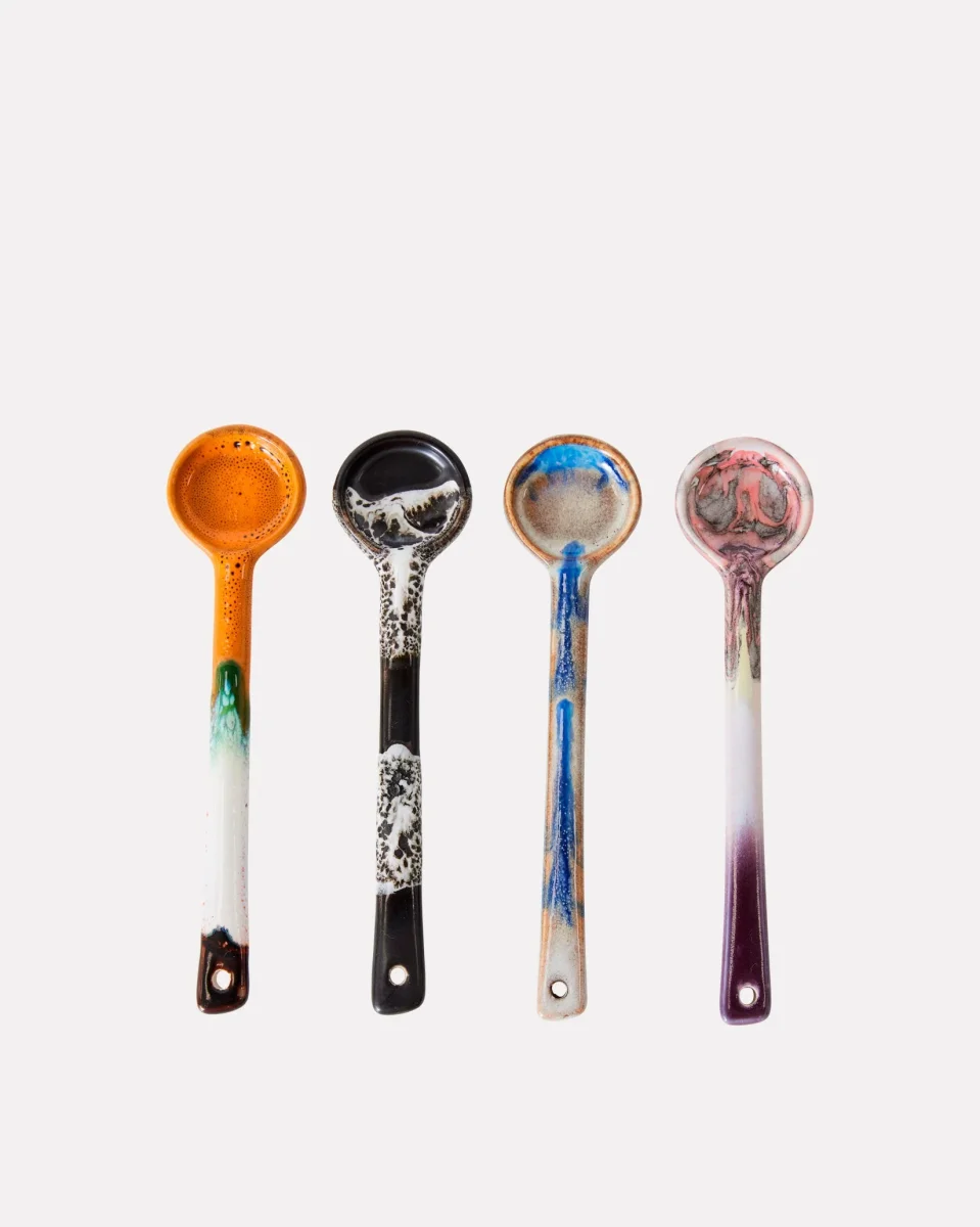 Force 70s Ceramics Spoons – Set of 4