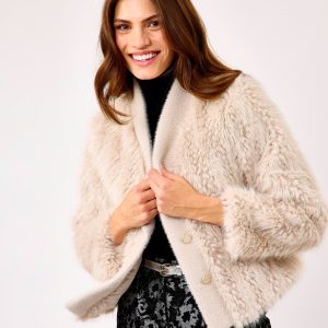 Birch Chaimae Short Faux Fur Jacket
