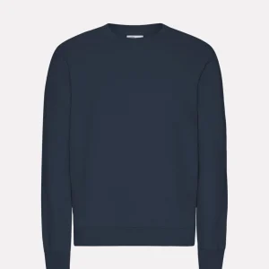 Navy Blue Classic Crewneck Sweatshirt