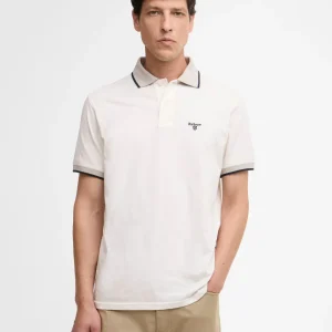 Whisper White Blaine Cornsay Tartan Polo T-Shirt