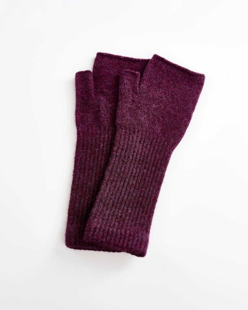 Blackgrape Brushed Lambswool Cuff